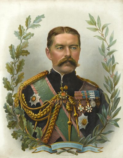 Lord Kitchener de Jartum, el Vengador de Gordon, 1899 de English School